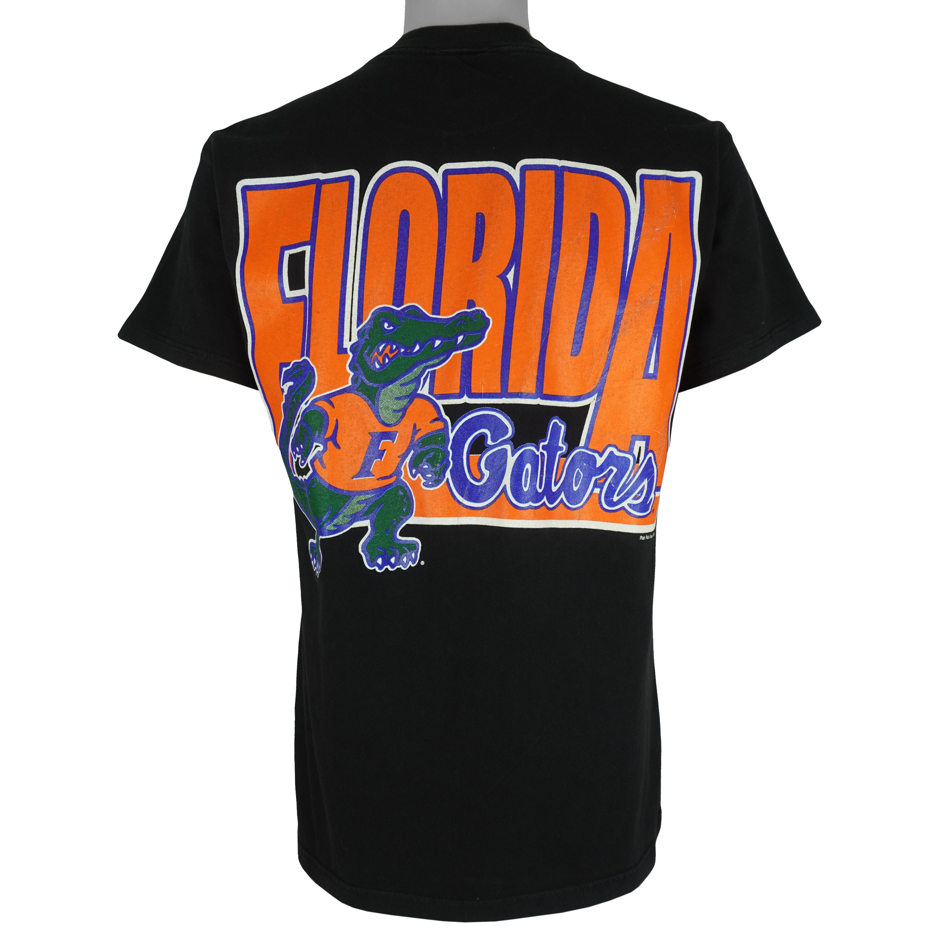 NCAA (Tultex) - Black Florida Gators T-Shirt 1990s Medium Vintage Retro