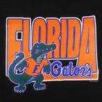 NCAA (Tultex) - Black Florida Gators T-Shirt 1990s Medium Vintage Retro