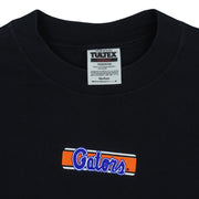 NCAA (Tultex) - Black Florida Gators T-Shirt 1990s Medium Vintage Retro