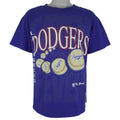 MLB (The Game) - Los Angeles Dodgers Baseball Catch The Fever T-Shirt 1990s Medium Vintage Retro Baseball