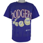 MLB (The Game) - Los Angeles Dodgers Baseball Catch The Fever T-Shirt 1990s Medium Vintage Retro Baseball