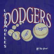 MLB (The Game) - Los Angeles Dodgers Baseball Catch The Fever T-Shirt 1990s Medium Vintage Retro Baseball