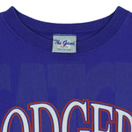 MLB (The Game) - Los Angeles Dodgers Baseball Catch The Fever T-Shirt 1990s Medium Vintage Retro Baseball