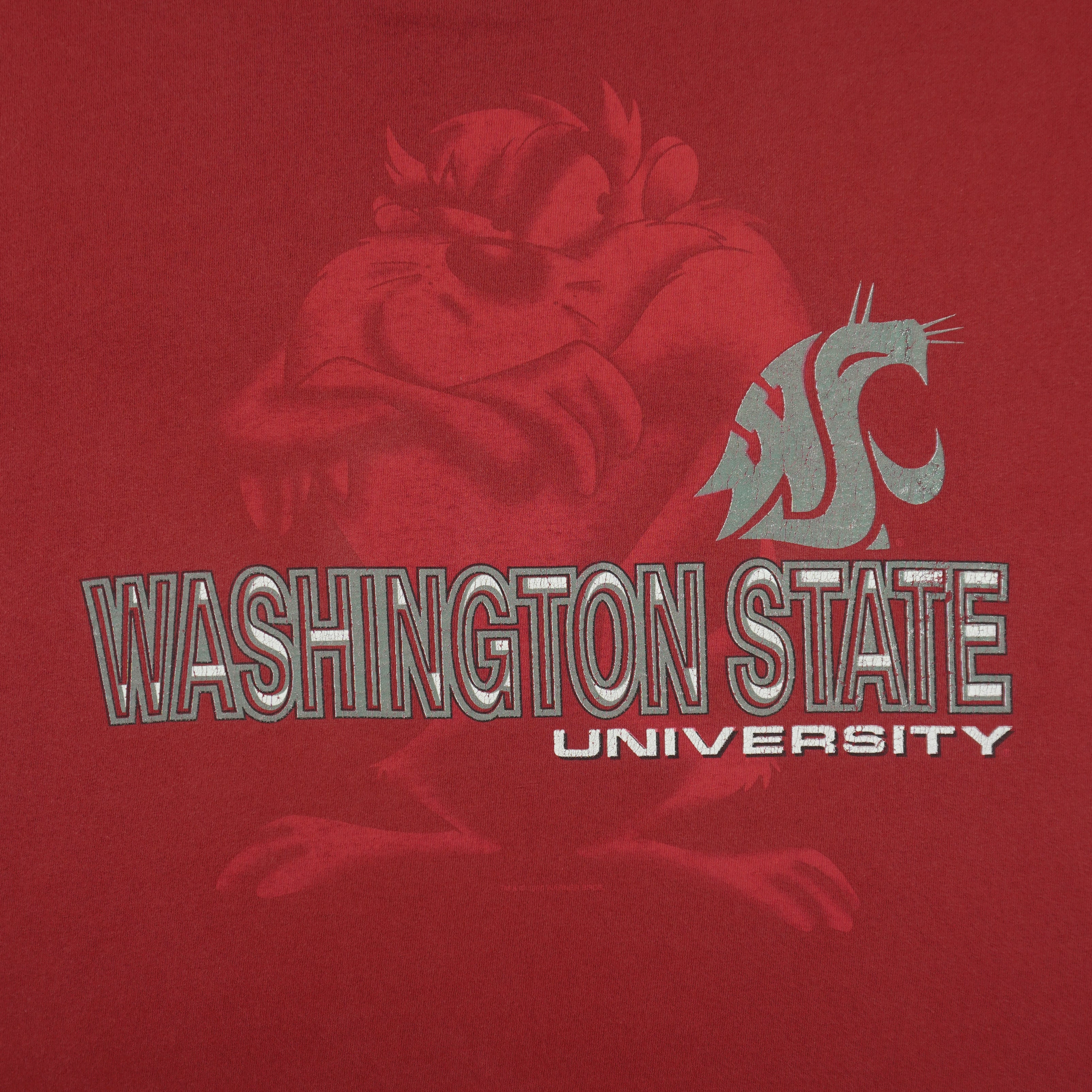 NCAA (TNT) - Washington State X Taz T-Shirt 1998 X-Large Vintage Retro