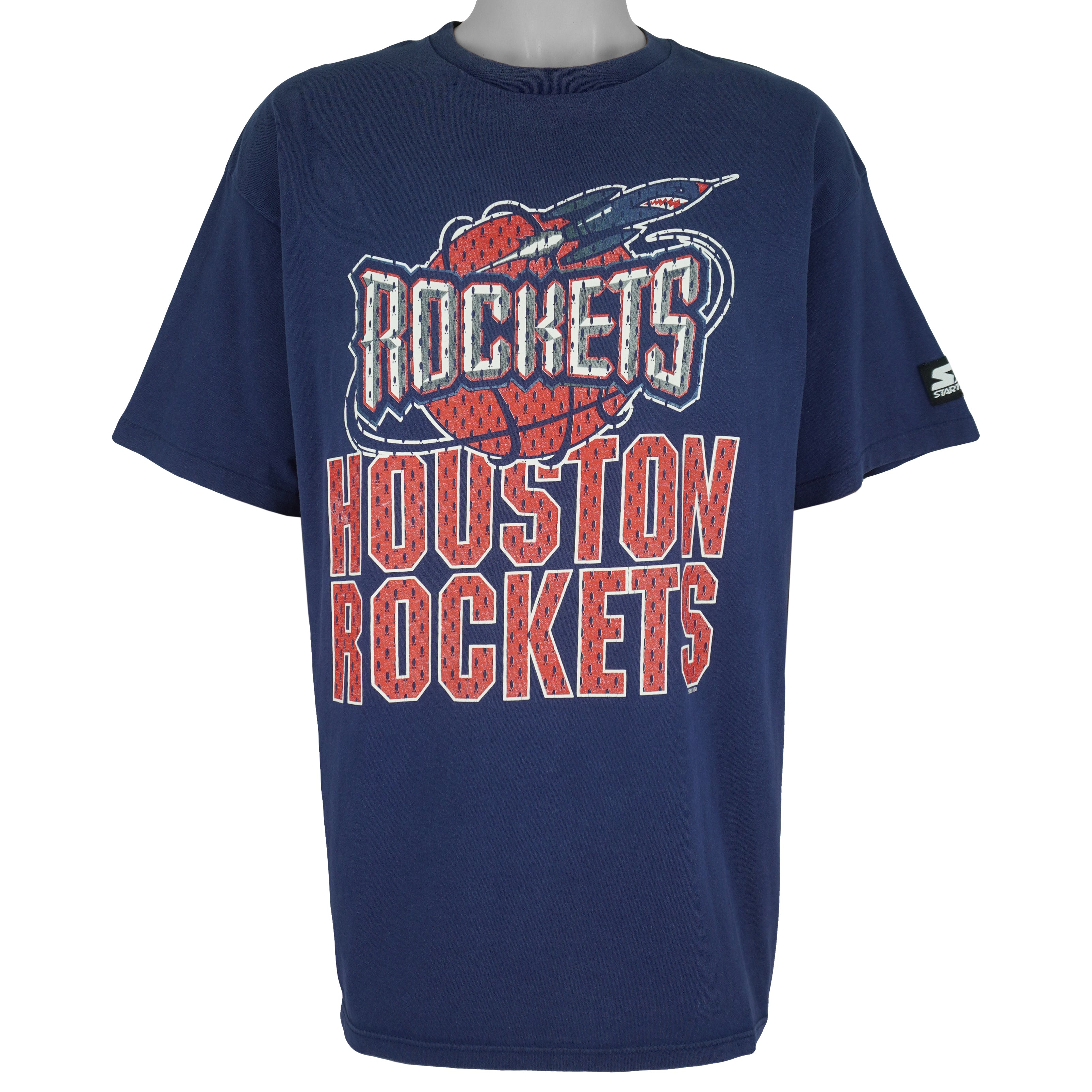 Starter (NBA) - Houston Rockets T-Shirt 1990s X-Large Vintage Retro Basketball