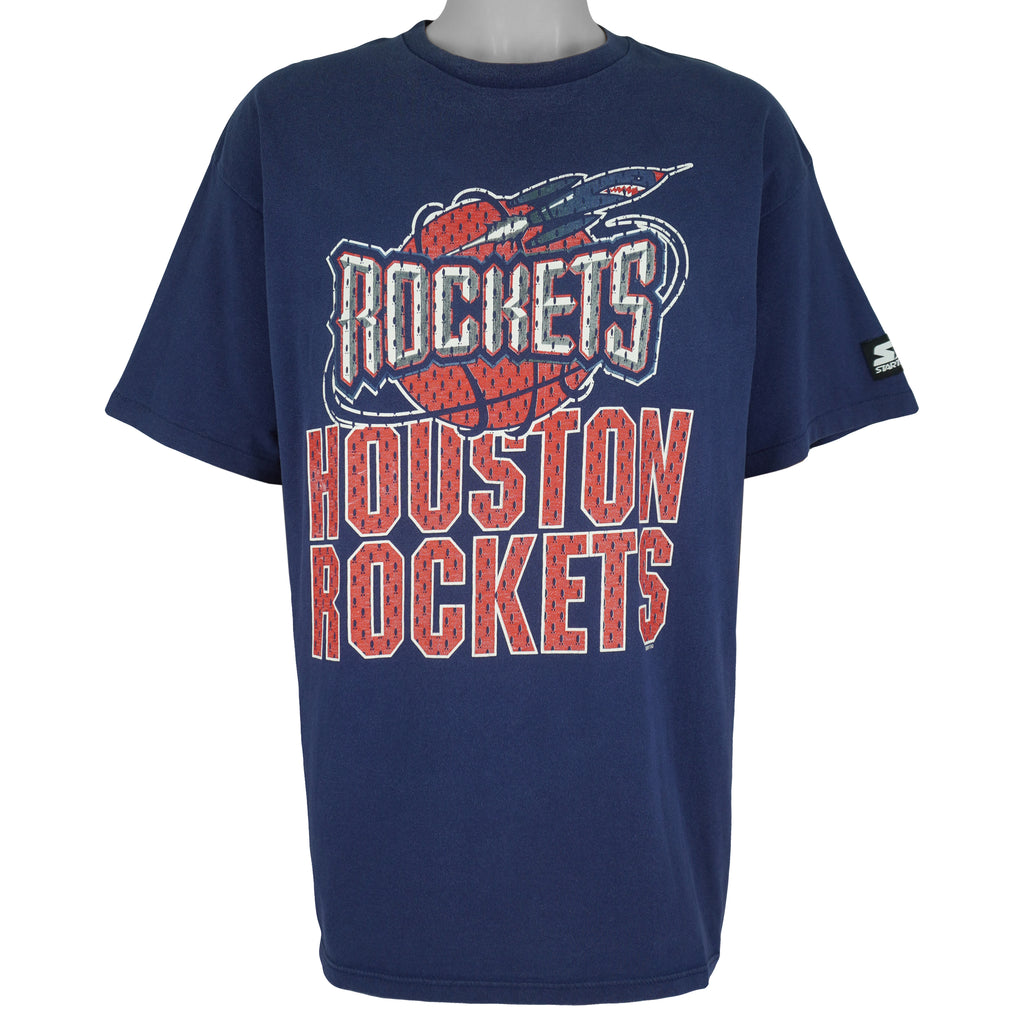 Starter (NBA) - Houston Rockets T-Shirt 1990s X-Large Vintage Retro Basketball