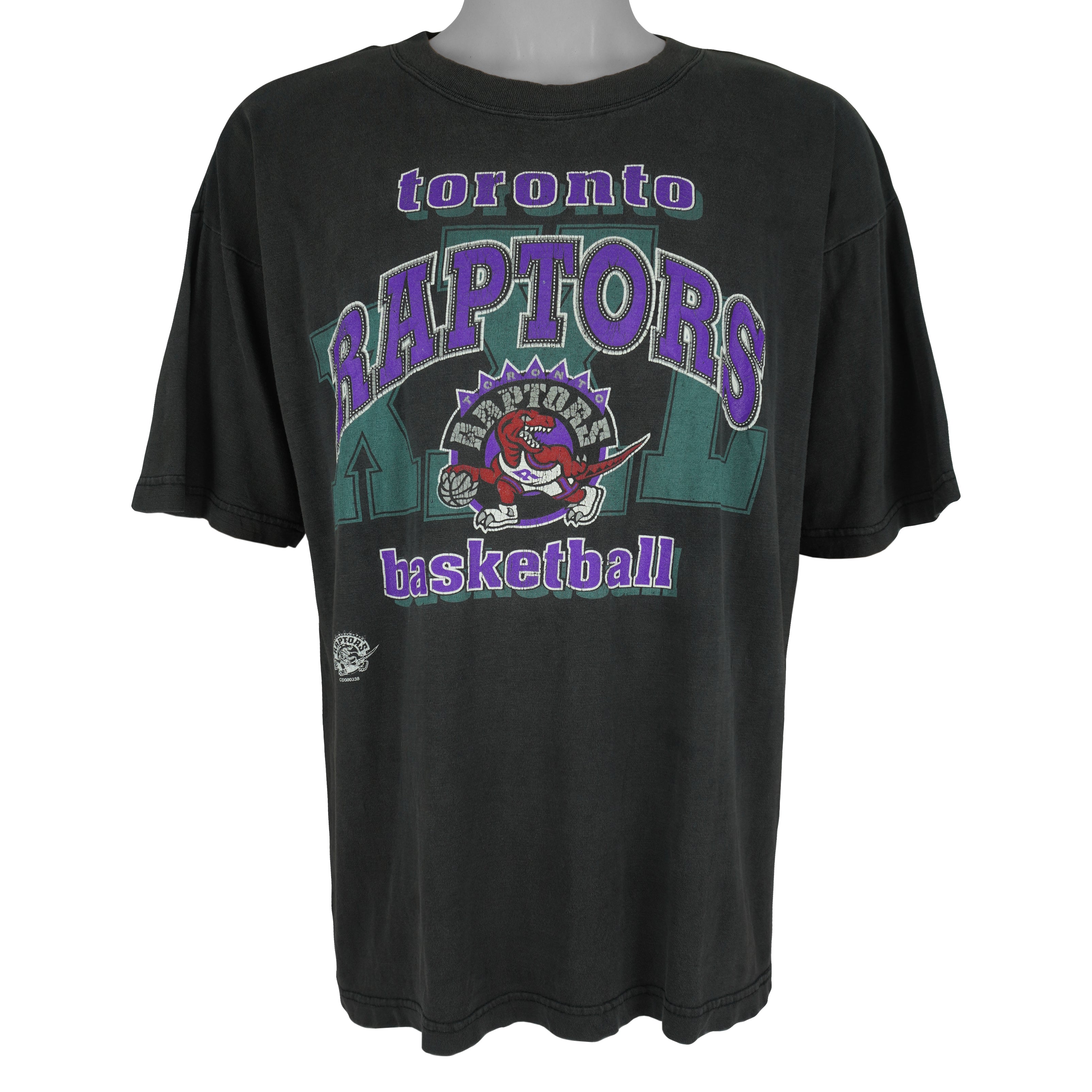 NBA - Toronto Raptors Basketball T-Shirt 1990s Large Vintage Retro Basketball