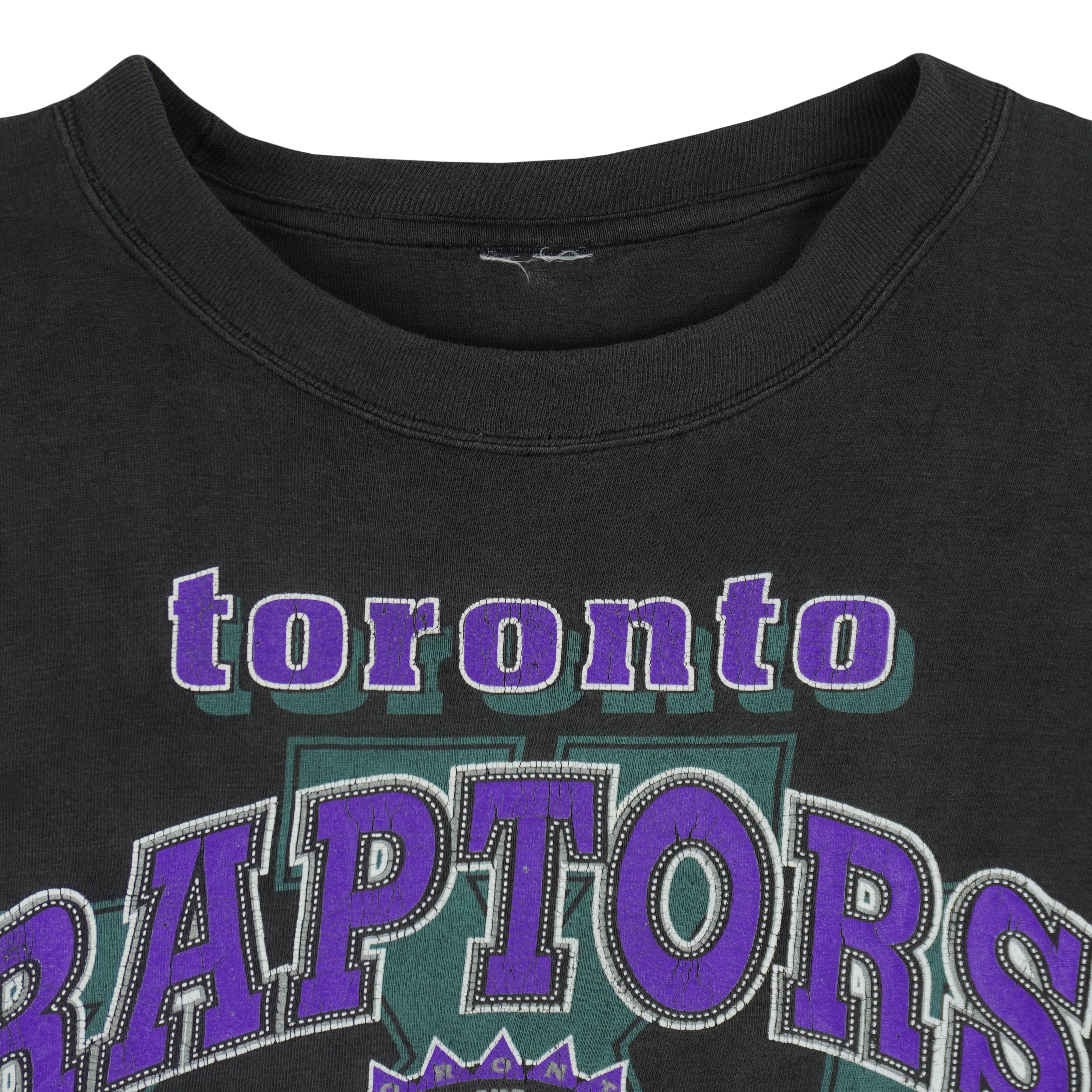 NBA - Toronto Raptors Basketball T-Shirt 1990s Large Vintage Retro Basketball