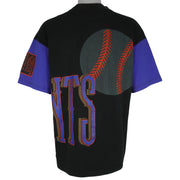 NMLB (NBT) - Cubans X Giants Baseball Team T-Shirt 1990s Large Vintage Retro Baseball