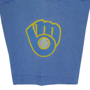 MLB (American Favorites) - Milwaukee Brewers T-Shirt 1990s Large Vintage Retro Baseball