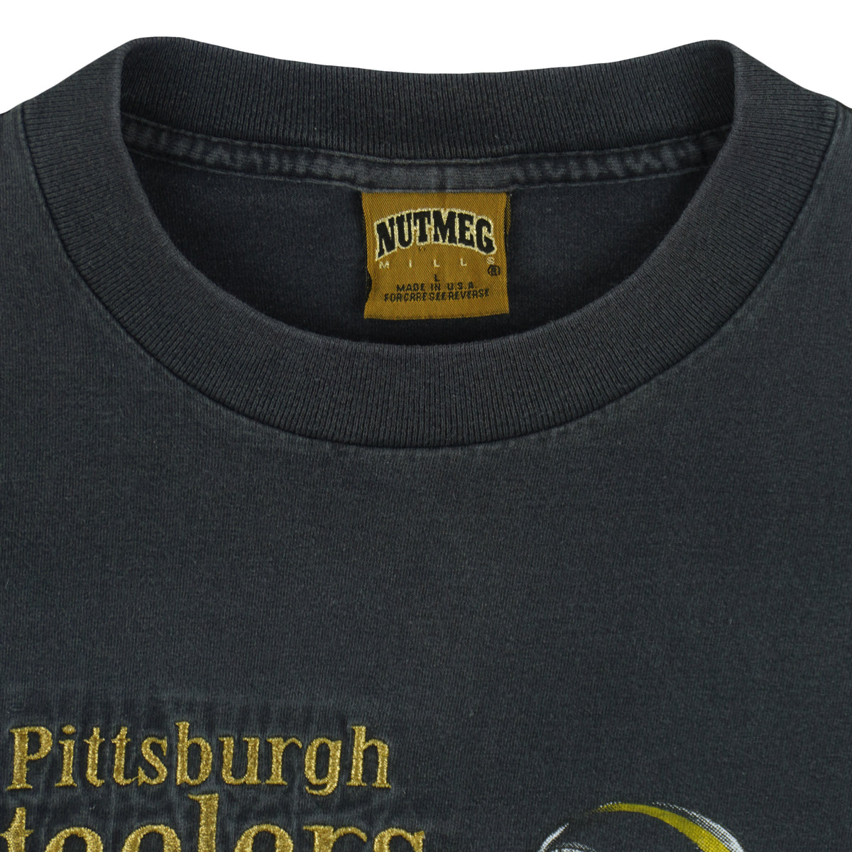 NFL (Nutmeg) - Pittsburgh Steelers Lagacy T-Shirt 1993 Large Vintage Retro Football