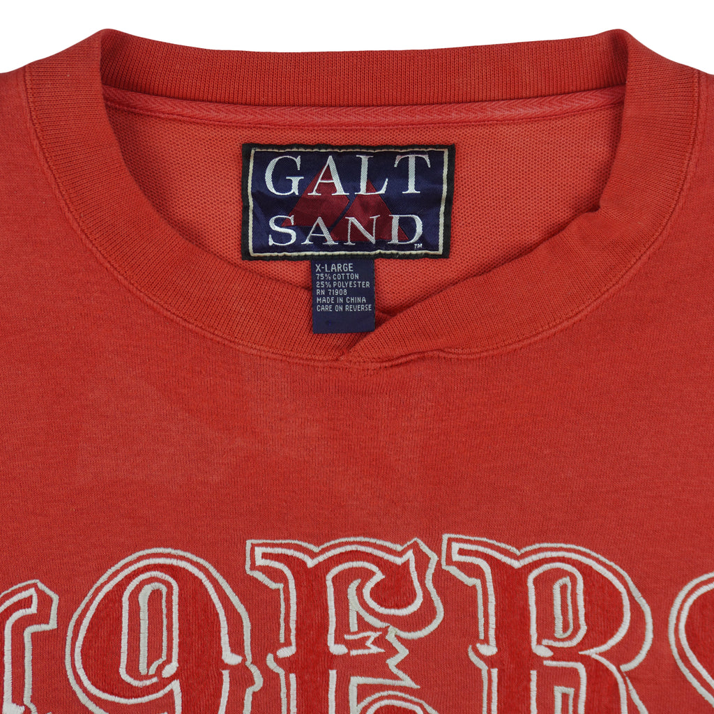 NFL (Galt Sand) - San Francisco 49ers Sweatshirt 1990s X-Large Vintage Retro Football
