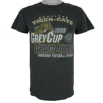 CFL (Tultex) - Hamilton Tiger-Cats Grey Cup T-Shirt 1999 Small