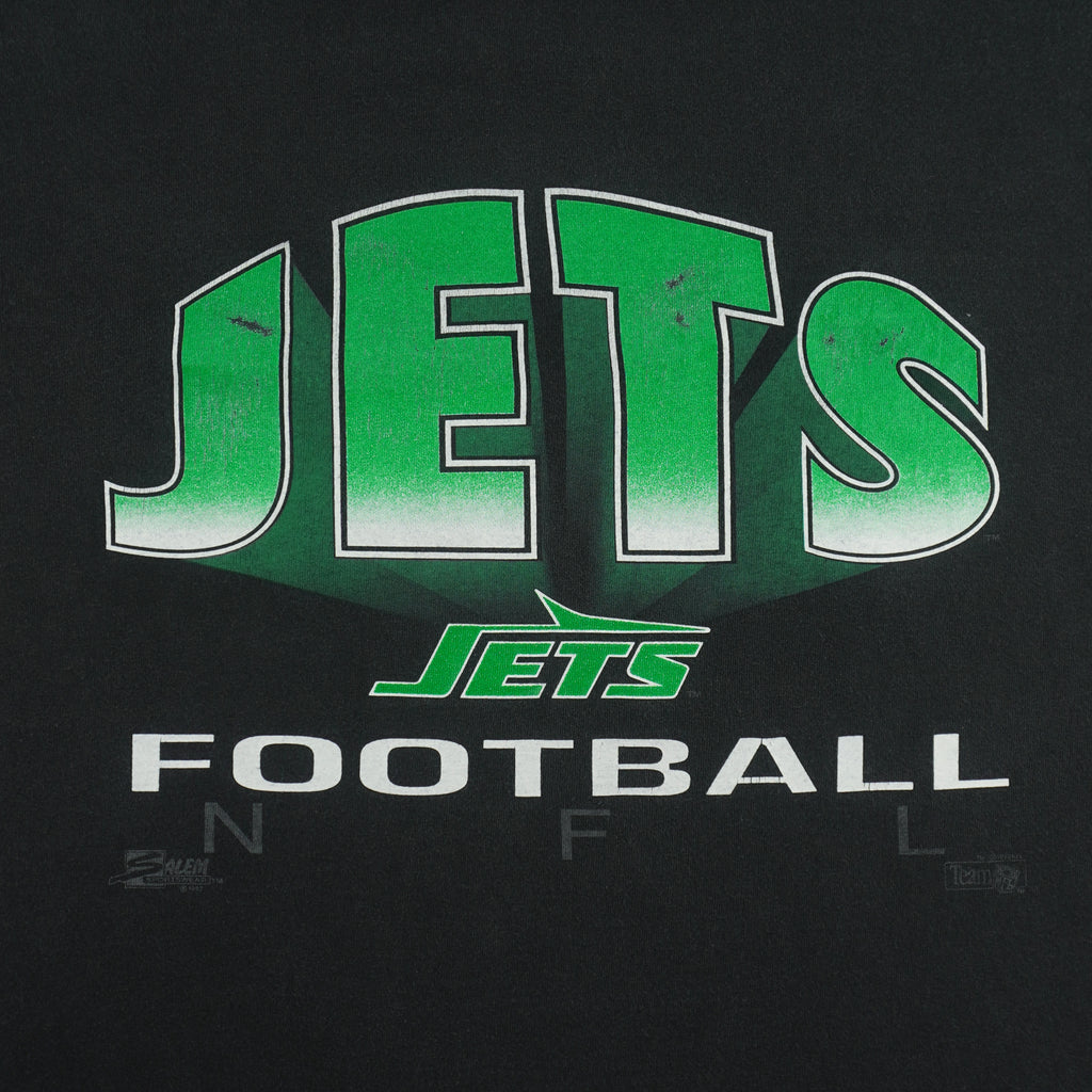 NHL (Salem) - Winnipeg Jets Roll Em Ups T-Shirt 1992 Large Vintage Retro Hockey