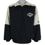 Starter - Los Angeles Kings Zip-Up Windbreaker 1990s Large Vintage Retro Hockey