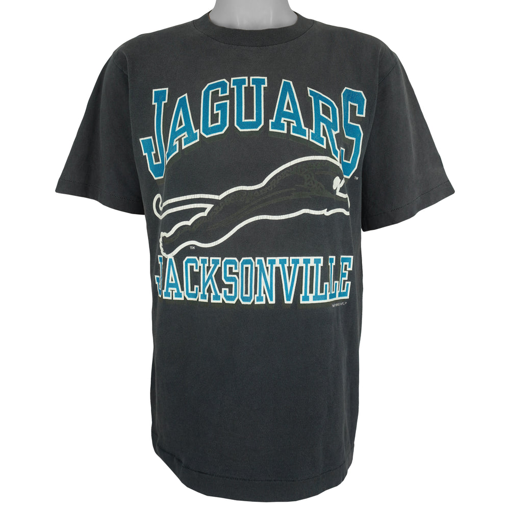 NFL (Logo 7) - Jacksonville Jaguars T-Shirt 1993 Large Vintage Retro Football