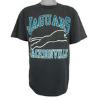 NFL (Logo 7) - Jacksonville Jaguars T-Shirt 1993 Large Vintage Retro Football