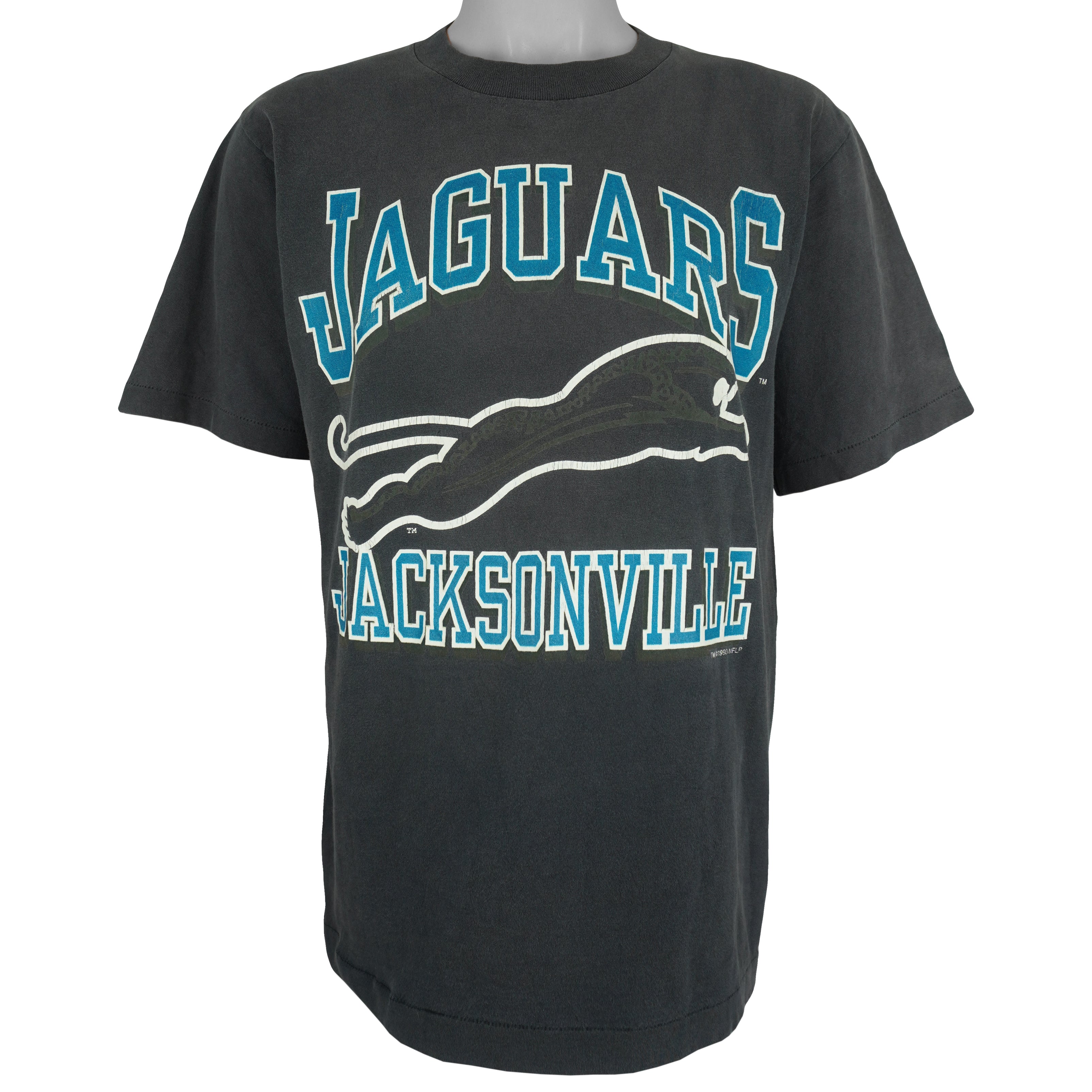 NFL (Logo 7) - Jacksonville Jaguars T-Shirt 1993 Large Vintage Retro Football