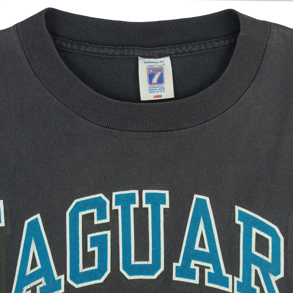 NFL (Logo 7) - Jacksonville Jaguars T-Shirt 1993 Large Vintage Retro Football