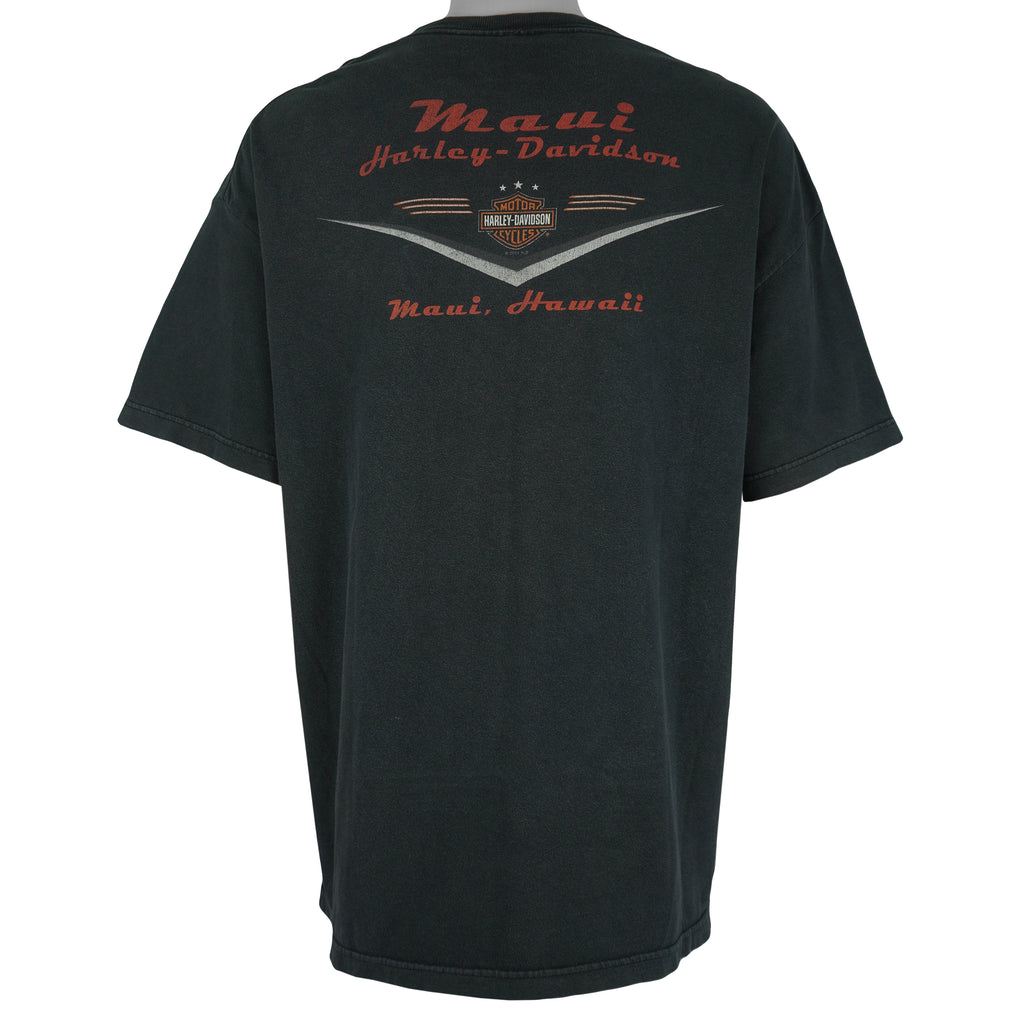 Harley Davidson - World's Finest Maui Hawaii T-Shirt 2009 XX-Large Vintage Retro
