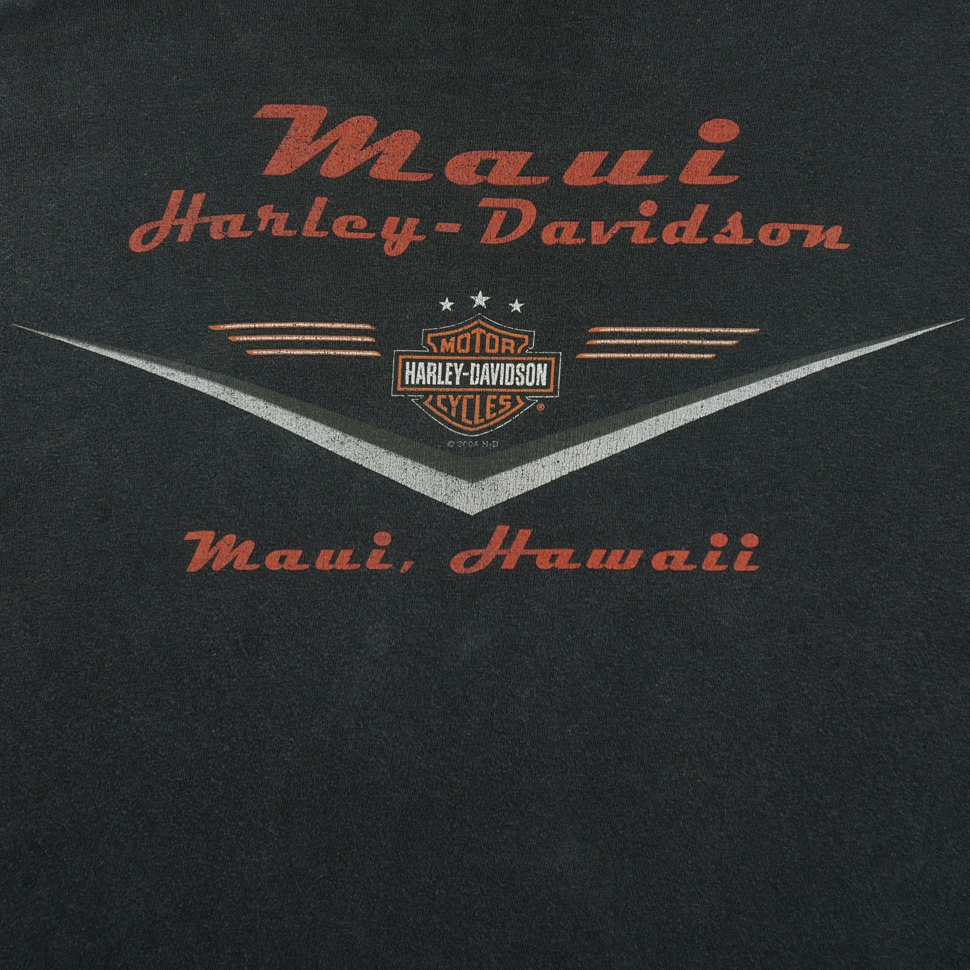 Harley Davidson - World's Finest Maui Hawaii T-Shirt 2009 XX-Large Vintage Retro