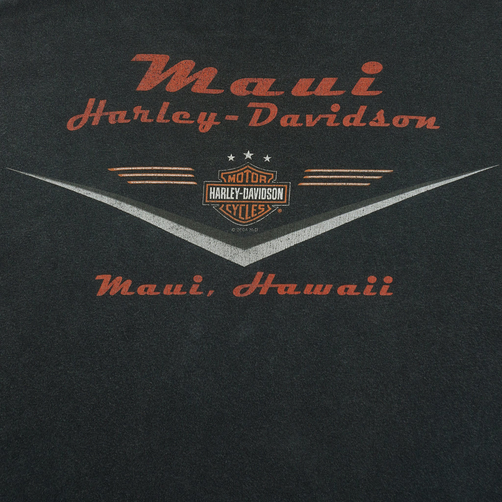 Harley Davidson - World's Finest Maui Hawaii T-Shirt 2009 XX-Large Vintage Retro