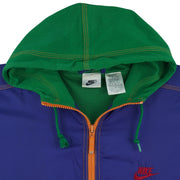 Nike - There Is No Finish Line Hooded Windbreaker 1990s Large Vintage Retro