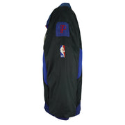 NBA (Pro Player) - Black, Blue & Red Philadelphia 76ers Zip-Up Windbreaker 1990s Large Vintage Retro Basketball