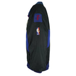 NBA (Pro Player) - Black, Blue & Red Philadelphia 76ers Zip-Up Windbreaker 1990s Large Vintage Retro Basketball