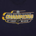 NHL (Lee Sport) - St. Louis Blues Champions T-Shirt 2000 XX-Large Vintage Retro Hockey