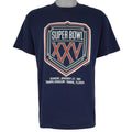 NFL (Trench) - Super Bowl XXV Tampa Stadium T-Shirt 1991 X-Large Vintage Retro Football