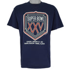 NFL (Trench) - Super Bowl XXV Tampa Stadium T-Shirt 1991 X-Large Vintage Retro Football