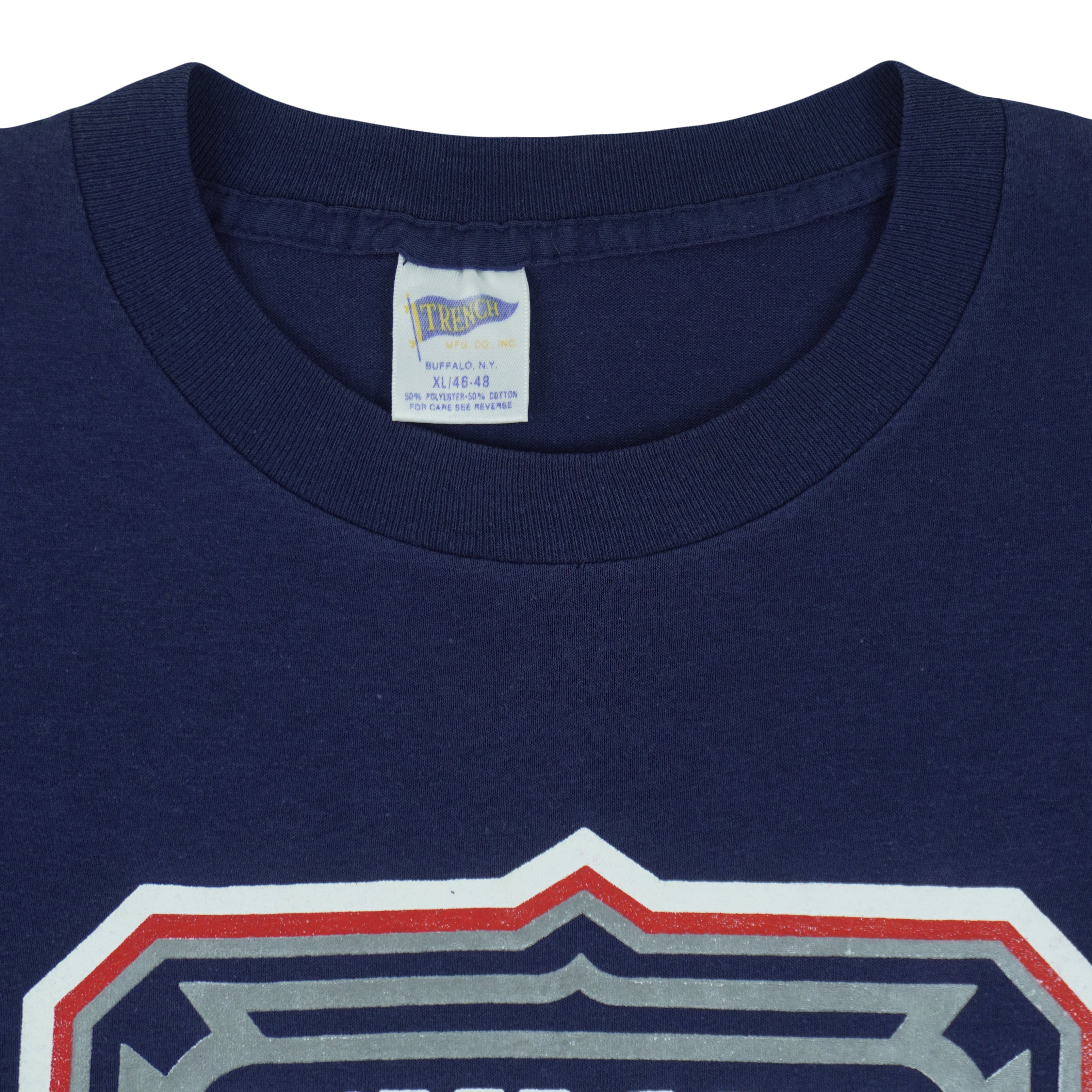 NFL (Trench) - Super Bowl XXV Tampa Stadium T-Shirt 1991 X-Large Vintage Retro Football