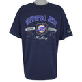 NHL (Woody Sports) - Winnipeg Jets Big Spell-Out T-Shirt 1993 X-Large Vintage Retro Hockey