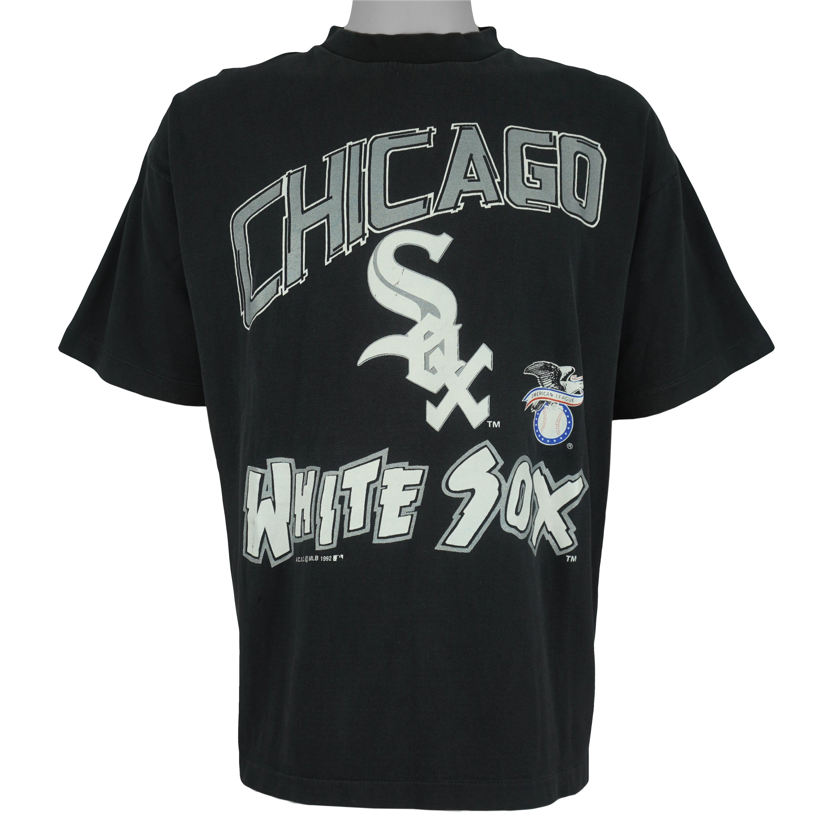 MLB (Softwear) - Chicago White Sox Single Stitch T-Shirt 1992 Medium Vintage Retro Baseball