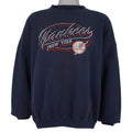 MLB (Logo Athletic) - New York Yankees Embroidered Crew Neck Sweatshirt 1990s X-Large Vintage Retro Baseball