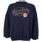 MLB (Logo Athletic) - New York Yankees Embroidered Crew Neck Sweatshirt 1990s X-Large Vintage Retro Baseball