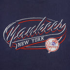 MLB (Logo Athletic) - New York Yankees Embroidered Crew Neck Sweatshirt 1990s X-Large Vintage Retro Baseball