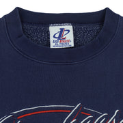 MLB (Logo Athletic) - New York Yankees Embroidered Crew Neck Sweatshirt 1990s X-Large Vintage Retro Baseball