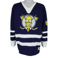 Vintage - The Simpsons Embroidered Jersey 1990s Small Vintage Retro
