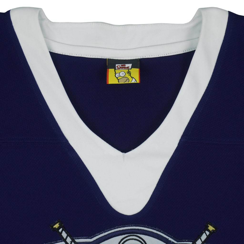 Vintage - The Simpsons Embroidered Jersey 1990s Small Vintage Retro