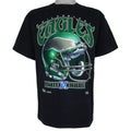 NFL (Salem) - Philadelphia Eagles Helmet Single Stitch T-Shirt 1992 Large Vintage Retro Football