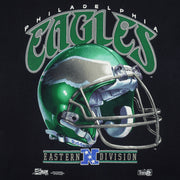 NFL (Salem) - Philadelphia Eagles Helmet Single Stitch T-Shirt 1992 Large Vintage Retro Football