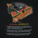 NHL - Cincinnati Cyclones Meaning Single Stitch T-Shirt 1990s Medium Vintage Retro Hockey