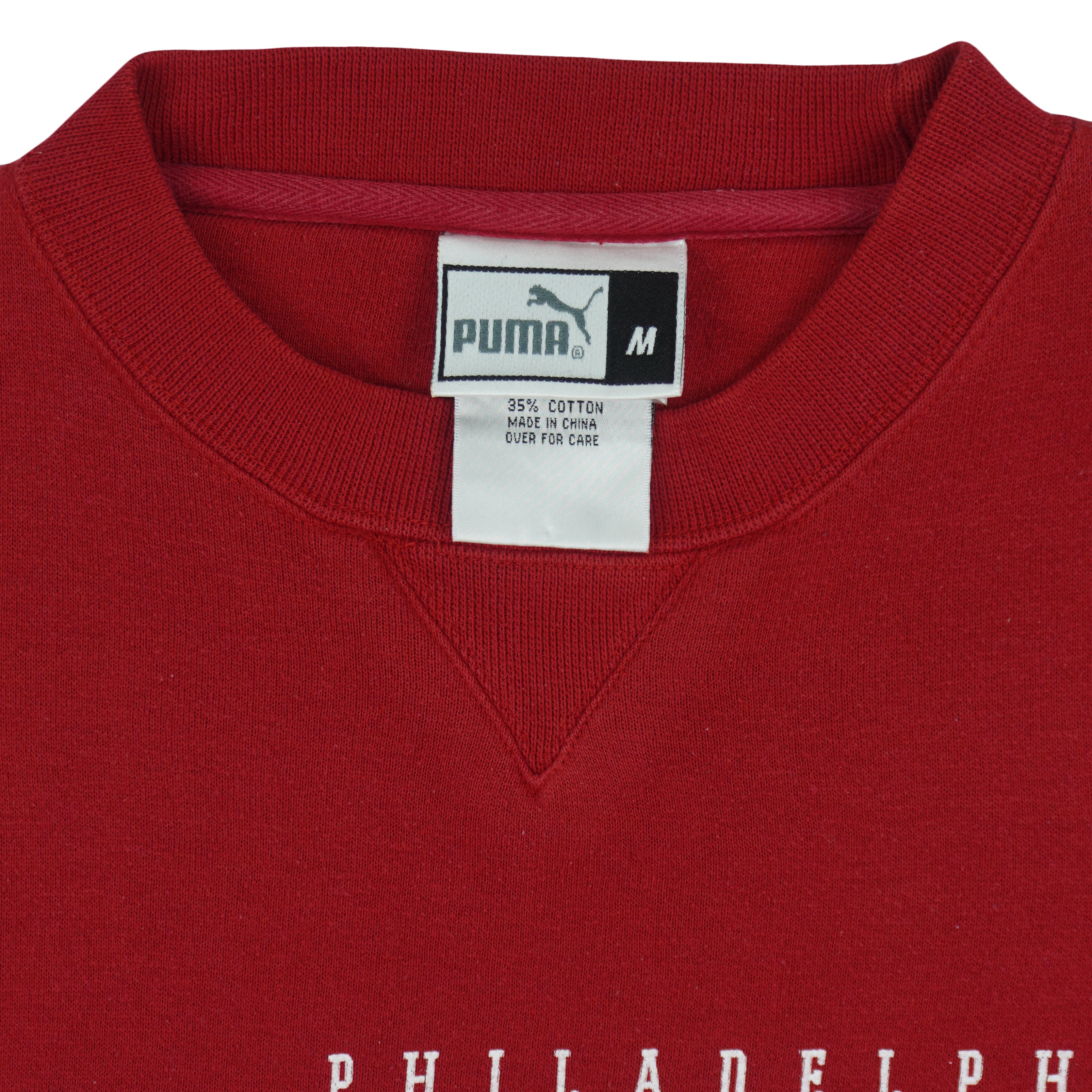Puma - Philadelphia Phillies Crew Neck Sweatshirt 2001 Medium Vintage Retro Baseball