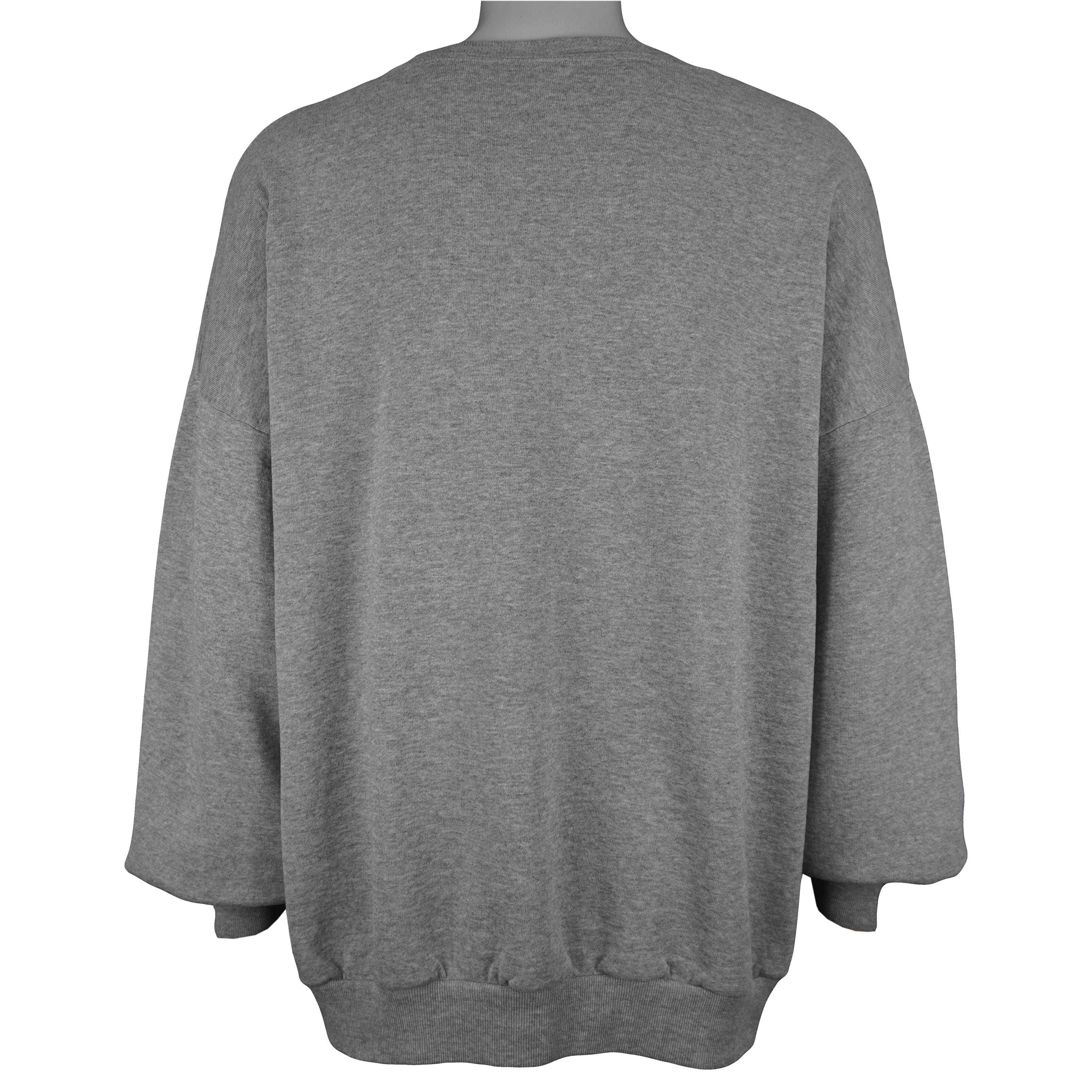 NFL (Logo Athletic) - Carolina Panthers Embroidered Crew Neck Sweatshirt 1990s Large Vintage Retro Football