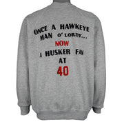 NCAA (Wolve) - Iowa Hawkeyes Crew Neck Sweatshirt 1987 X-Large Vintage Retro