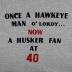 NCAA (Wolve) - Iowa Hawkeyes Crew Neck Sweatshirt 1987 X-Large Vintage Retro