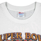 NFL (Hanes) - Chargers Vs 49ers Super Bowl XXIX Single Stitch T-Shirt 1995 X-Large Vintage Retro Football 