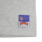 NFL (Nutmeg) - Grey Super Bowl XXV, Giants VS Bills T-Shirt 1990 Large Vintage Retro Football
